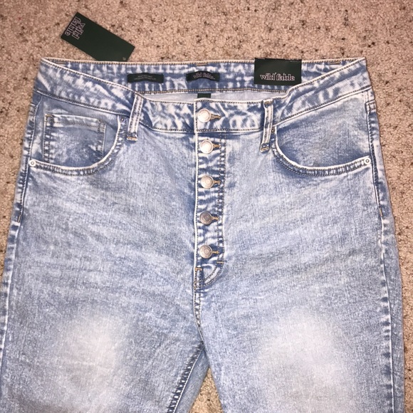 Wild fable highest rise skinny button fly jeans NWTs Sz 14/32 - Picture 9 of 11